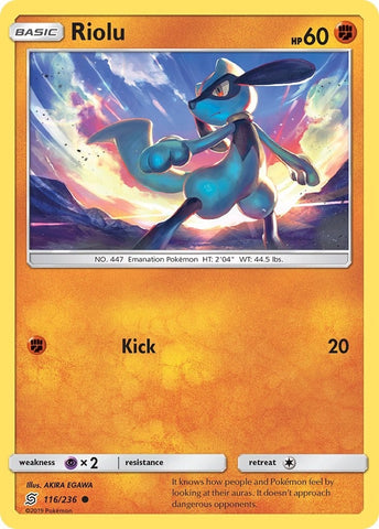 Image for Riolu (116) (116/236) [SM - Unified Minds]