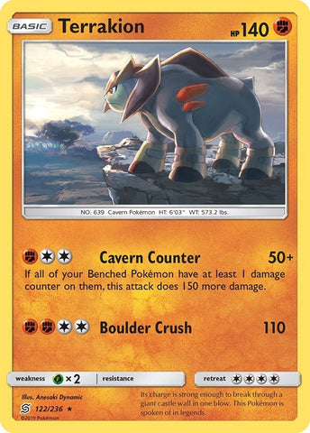 Image for Terrakion (122/236) - Pokemon