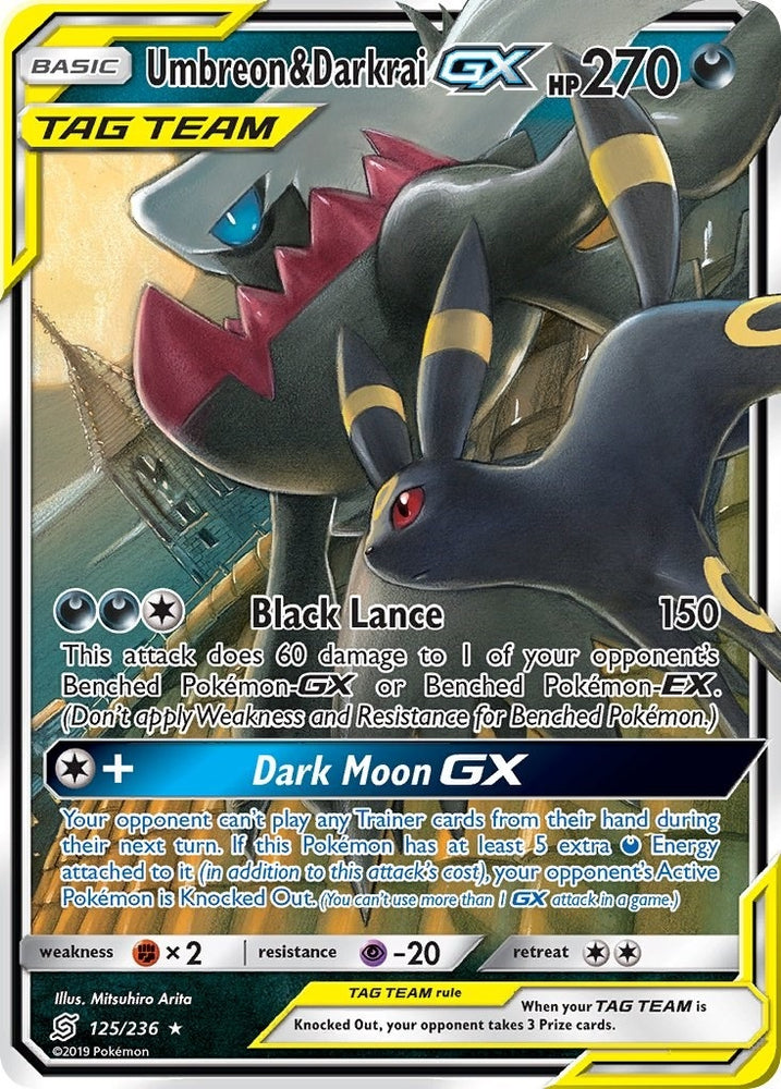 Image for Umbreon & Darkrai GX (125/236) [SM - Unified Minds]