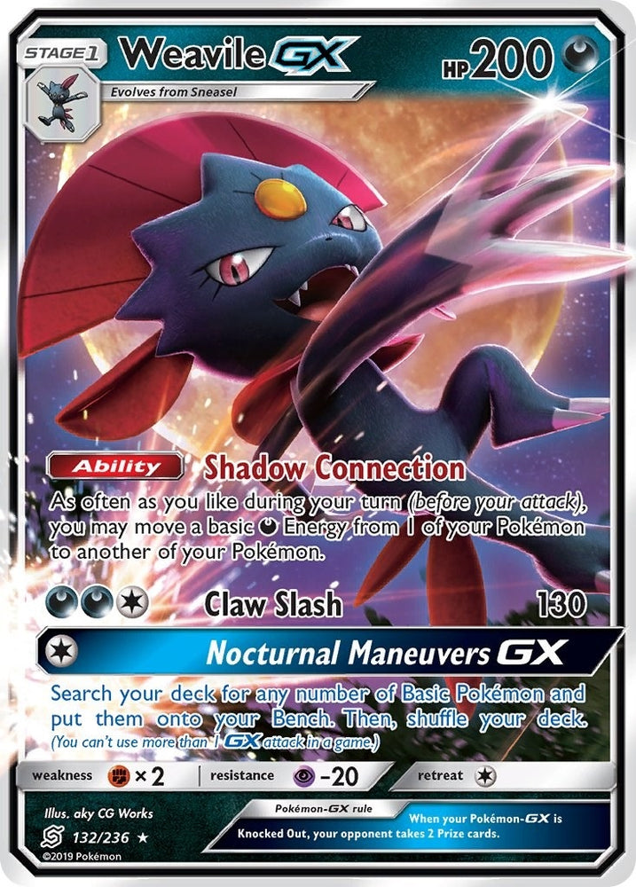 Image for Weavile GX (132/236) - Pokemon
