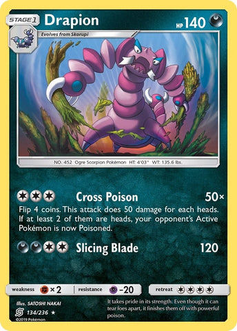 Image for Drapion (134/236) [SM - Unified Minds]