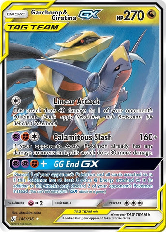 Image for Garchomp & Giratina GX (146/236) [SM - Unified Minds]