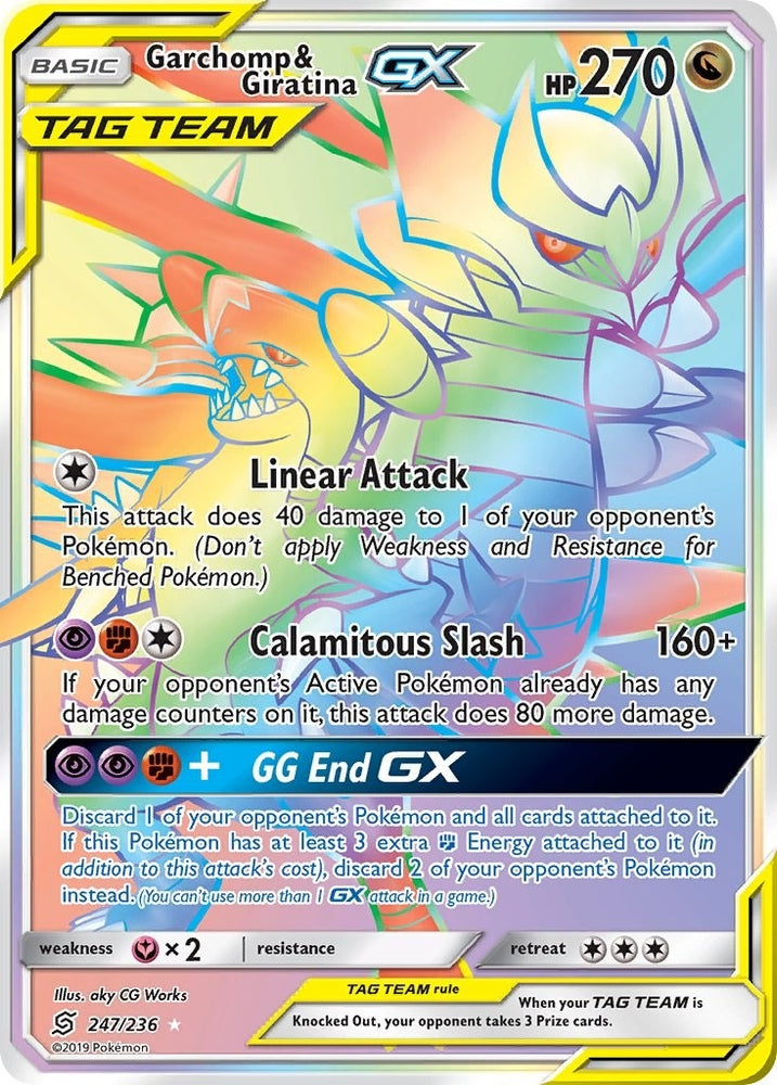 Image for Garchomp & Giratina GX (Secret) (247/236) [SM - Unified Minds]