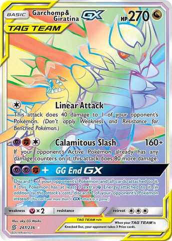 Image for Garchomp & Giratina GX (Secret) (247/236) [SM - Unified Minds]