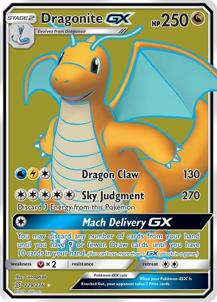 Image for Dragonite GX (Full Art) (229/236) [SM - Unified Minds]