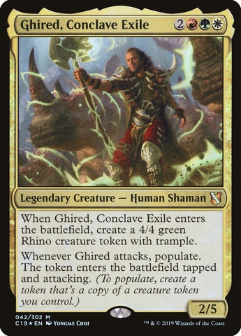 Image for Ghired, Conclave Exile (42) [Commander 2019]