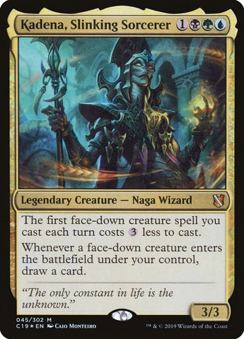 Image for Kadena, Slinking Sorcerer (45) [Commander 2019]