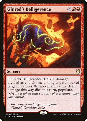 Image for Ghired's Belligerence (25) [Commander 2019]