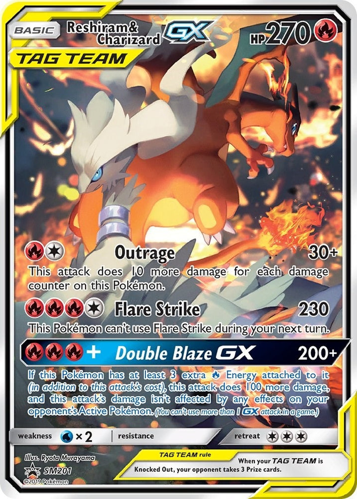 Image for Reshiram & Charizard GX - SM201 (SM201) [SM Promos]