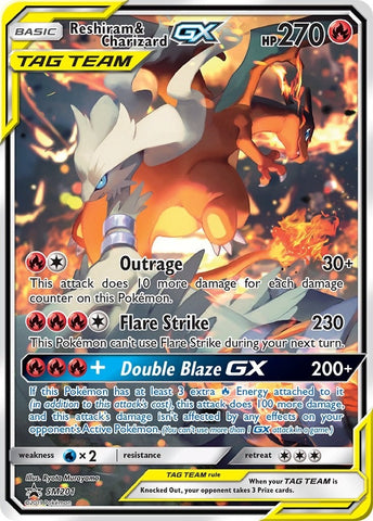 Image for Reshiram & Charizard GX - SM201 (SM201) [SM Promos]