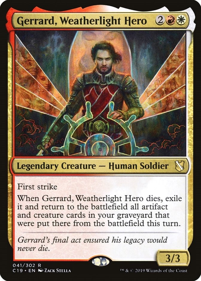 Image for Gerrard, Weatherlight Hero (41) [Commander 2019]
