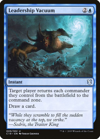 Image for Leadership Vacuum (9) [Commander 2019]