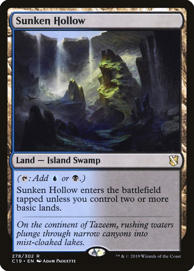 Image for Sunken Hollow (278) [Commander 2019]