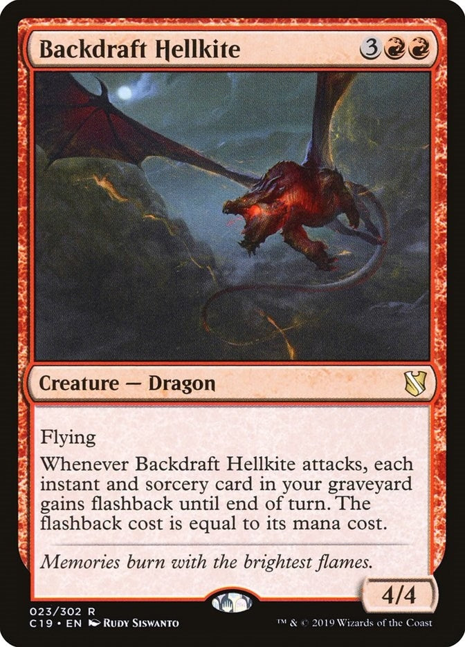 Image for Backdraft Hellkite (23) [Commander 2019]
