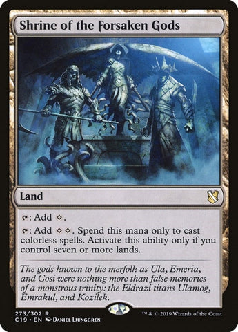 Image for Shrine of the Forsaken Gods (273) [Commander 2019]