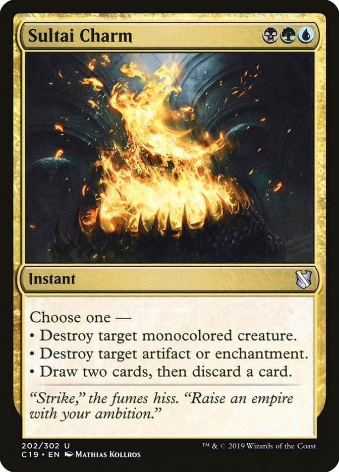 Image for Sultai Charm (202) [Commander 2019]