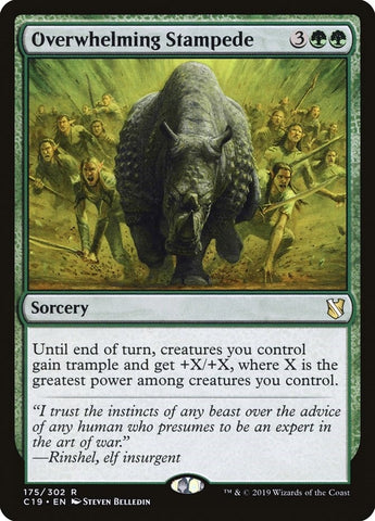 Image for Overwhelming Stampede (175) [Commander 2019]