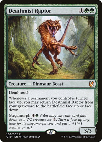 Image for Deathmist Raptor (160) [Commander 2019]