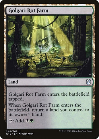 Image for Golgari Rot Farm (248) [Commander 2019]