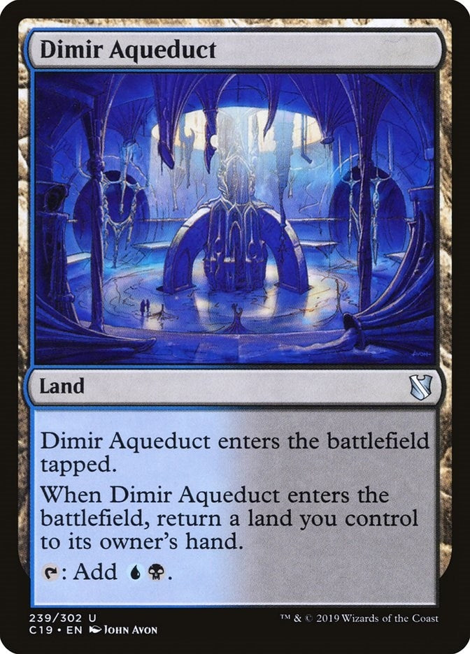 Image for Dimir Aqueduct (239) [Commander 2019]