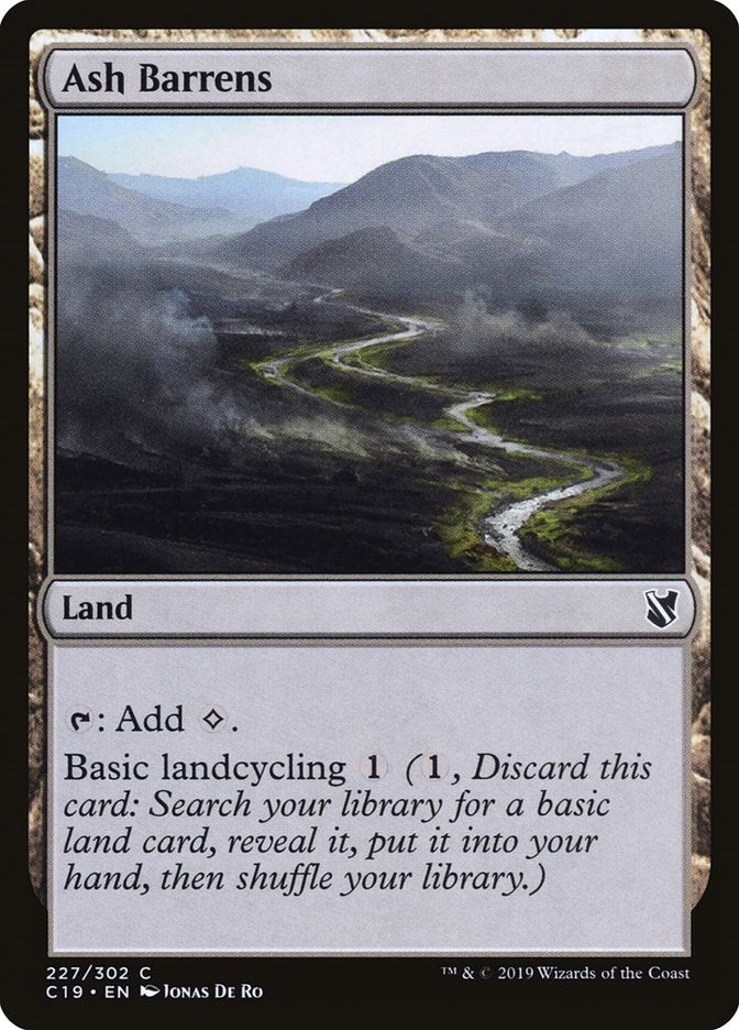 Image for Ash Barrens (227) [Commander 2019]