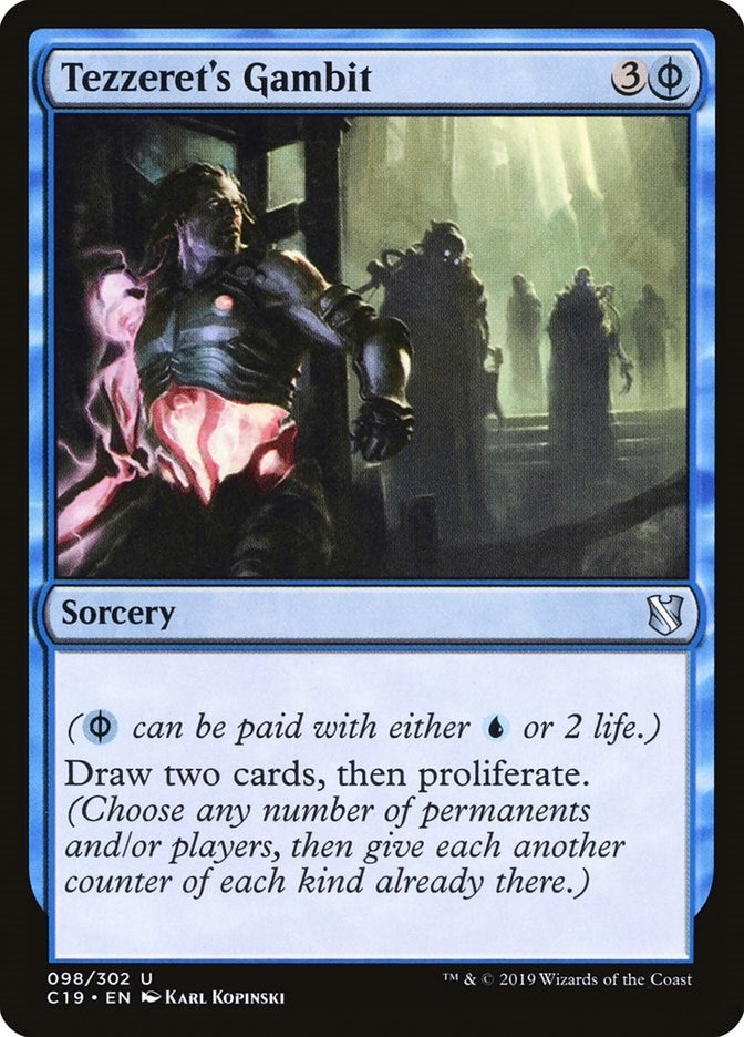 Image for Tezzeret's Gambit (98) [Commander 2019]