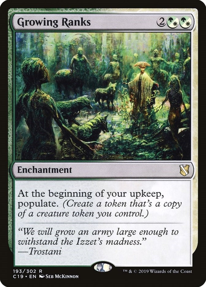 Image for Growing Ranks (193) [Commander 2019]