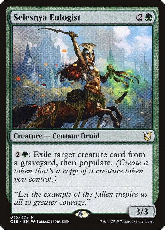 Image for Selesnya Eulogist (35) [Commander 2019]