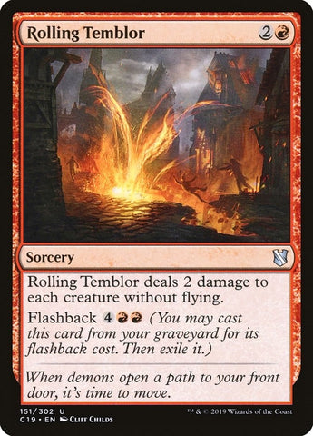 Image for Rolling Temblor (151) [Commander 2019]