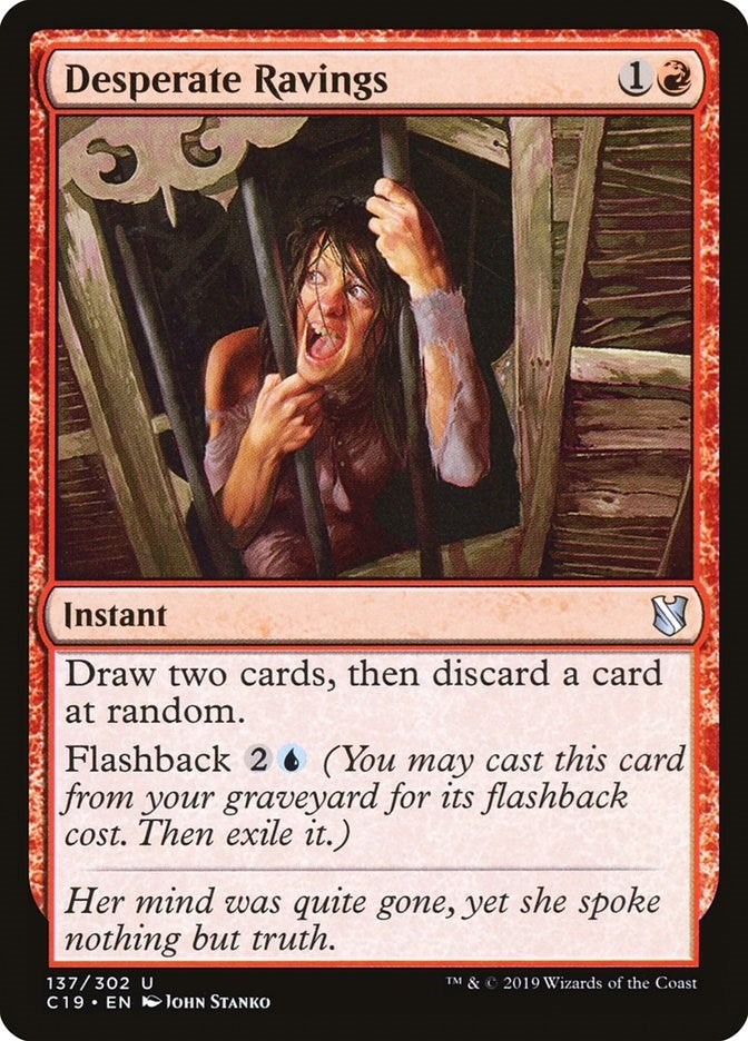 Image for Desperate Ravings (137) [Commander 2019]