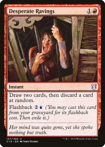 Image for Desperate Ravings (137) [Commander 2019]