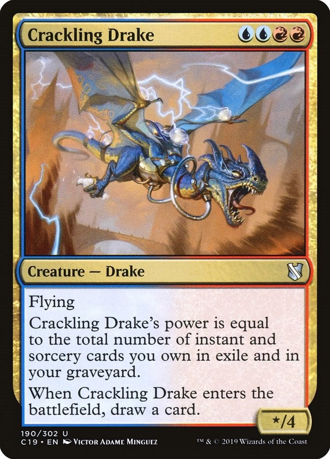 Image for Crackling Drake (190) [Commander 2019]