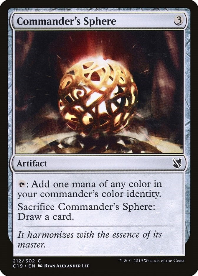 Image for Commander's Sphere (212) [Commander 2019]