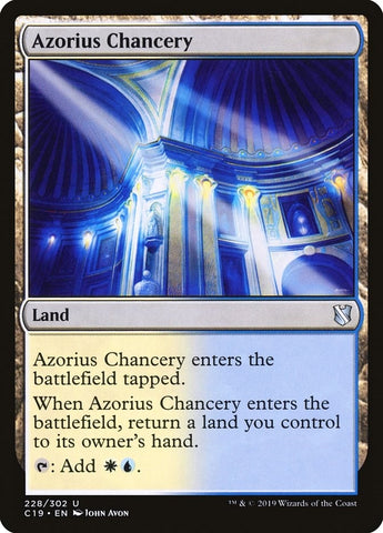 Image for Azorius Chancery (228) [Commander 2019]