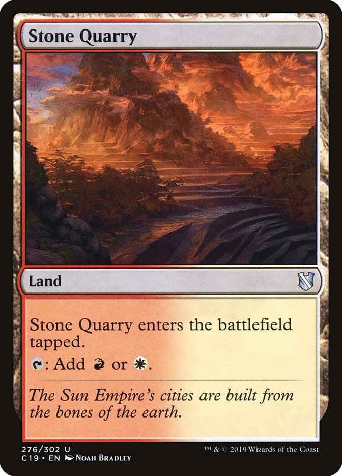 Image for Stone Quarry (276) [Commander 2019]