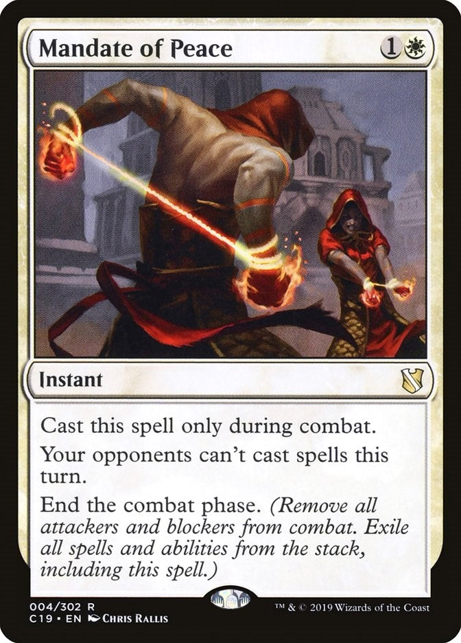 Image for Mandate of Peace (4) [Commander 2019]