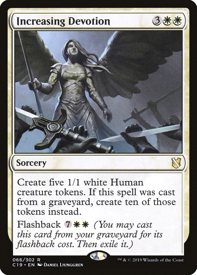 Image for Increasing Devotion (66) [Commander 2019]
