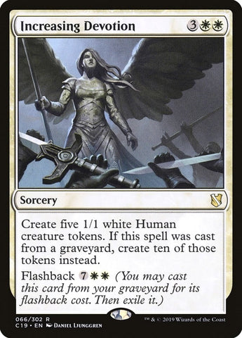 Image for Increasing Devotion (66) [Commander 2019]
