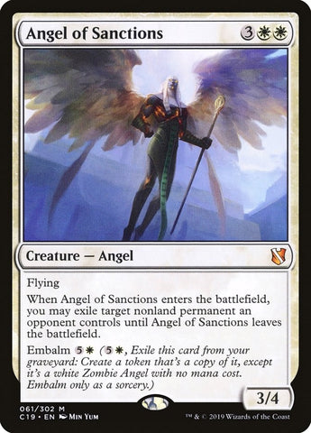 Image for Angel of Sanctions (61) [Commander 2019]