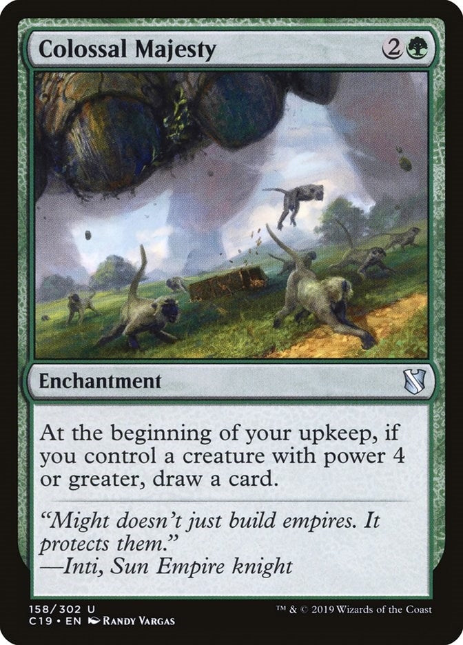 Image for Colossal Majesty (158) [Commander 2019]