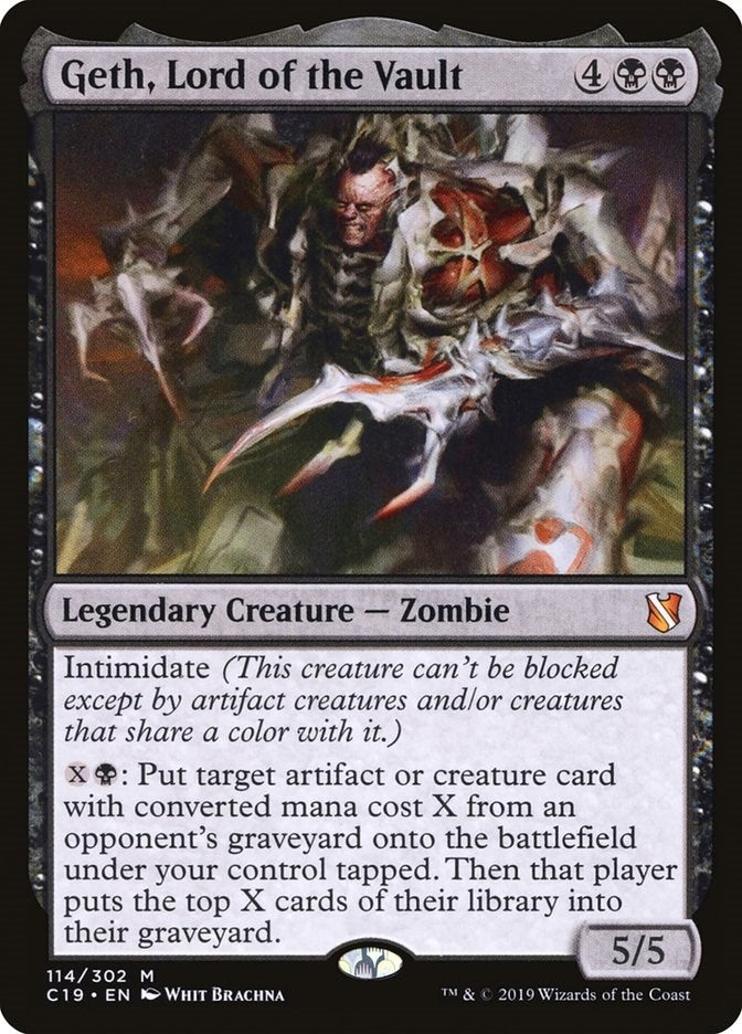 Image for Geth, Lord of the Vault (114) [Commander 2019]