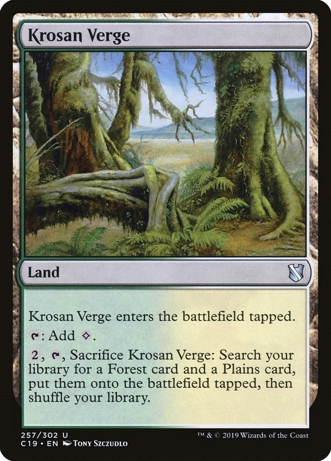 Image for Krosan Verge (257) [Commander 2019]