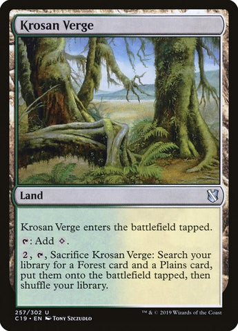 Image for Krosan Verge (257) [Commander 2019]