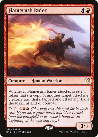 Image for Flamerush Rider (143) [Commander 2019]