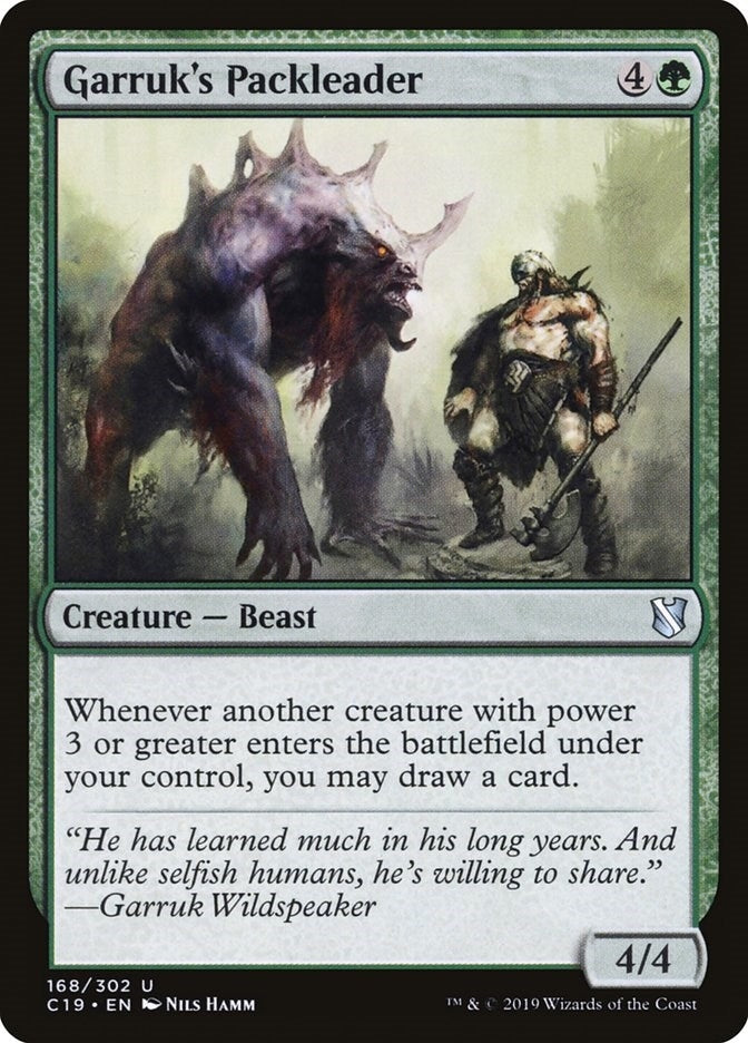 Image for Garruk's Packleader (168) [Commander 2019]