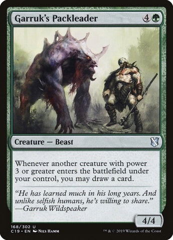 Image for Garruk's Packleader (168) [Commander 2019]
