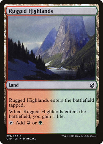 Image for Rugged Highlands (271) [Commander 2019]