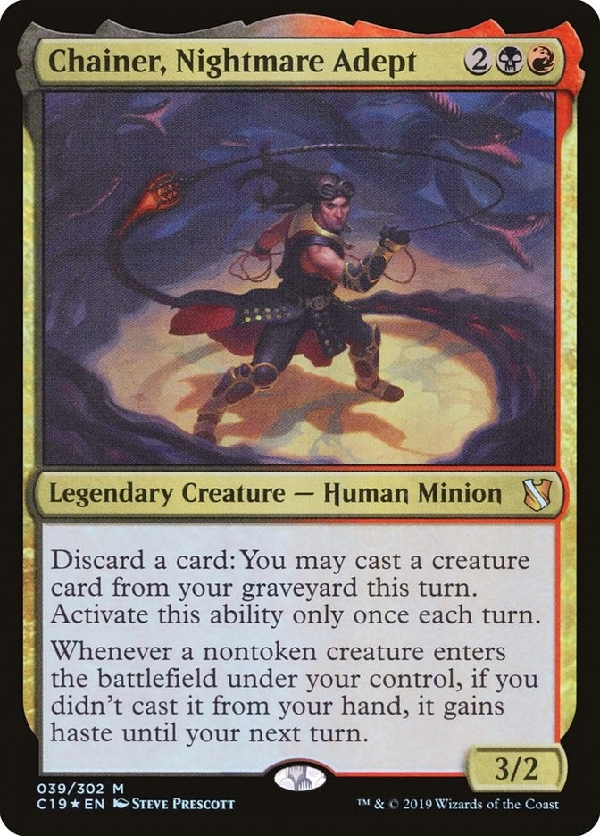 Image for Chainer, Nightmare Adept (39) [Commander 2019]