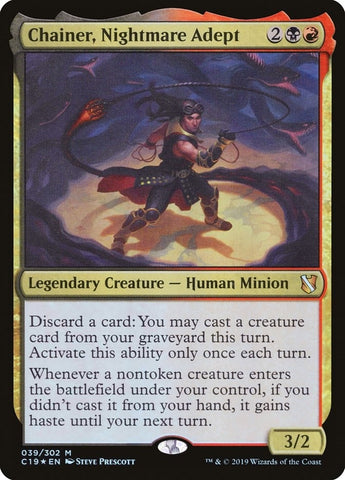 Image for Chainer, Nightmare Adept (39) [Commander 2019]