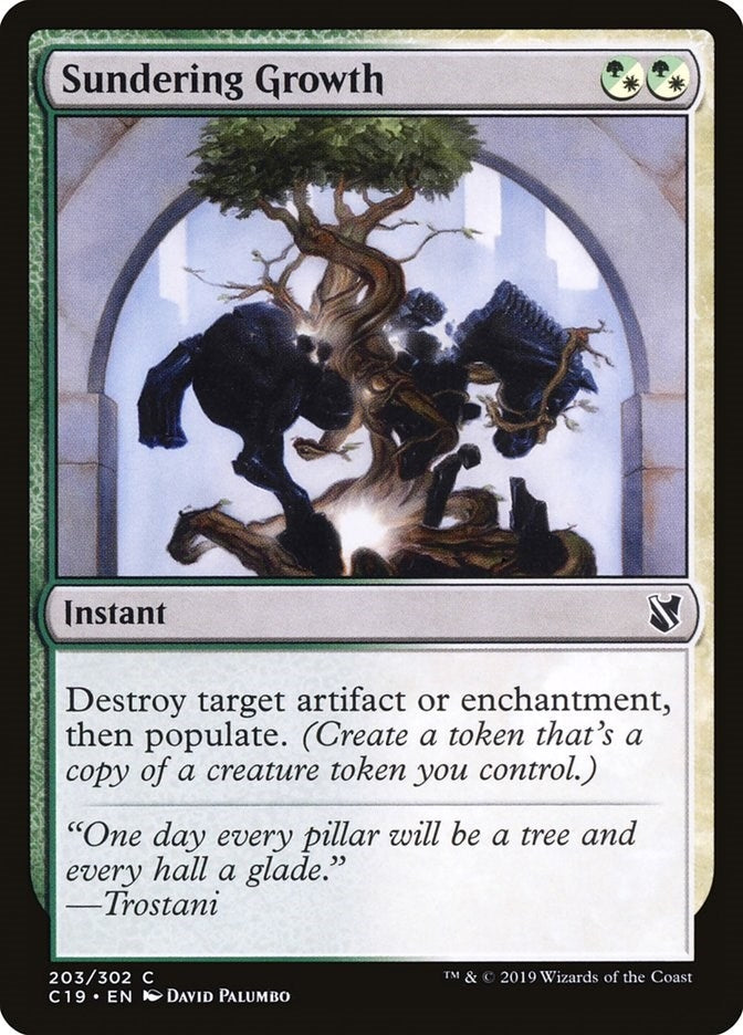 Image for Sundering Growth (203) [Commander 2019]